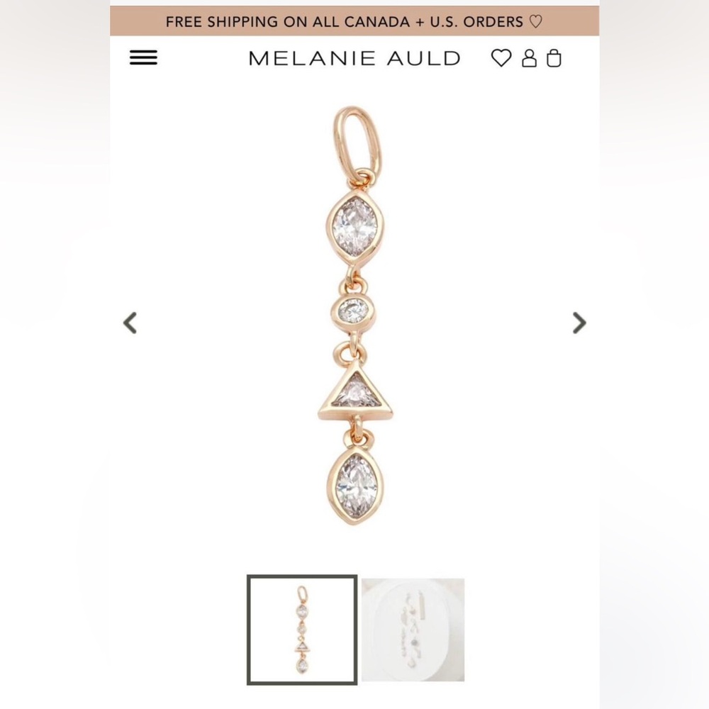 Melanie Auld x Jillian Harris ‘Adorned’ Waterfall Charm